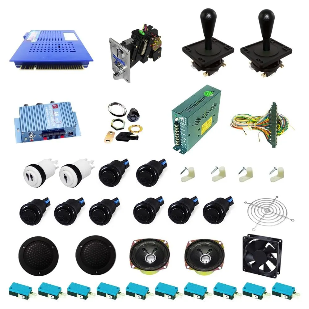 Ultimate 412 in 1 DIY Arcade Kit-Happ Joystick