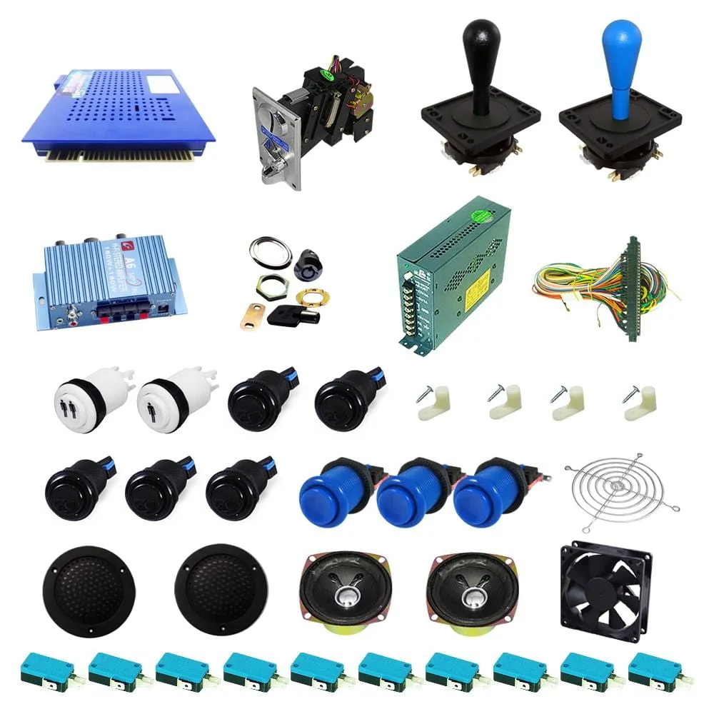 Ultimate 412 in 1 DIY Arcade Kit-Happ Joystick