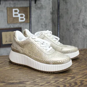 Universal Thread Womens Lace Up Textured Sneakers 166a8bde8adf9d Gold Yellow 9M
