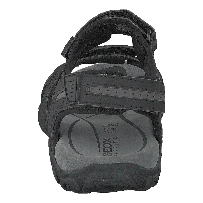 Uomo Sandal Strada Black/stone