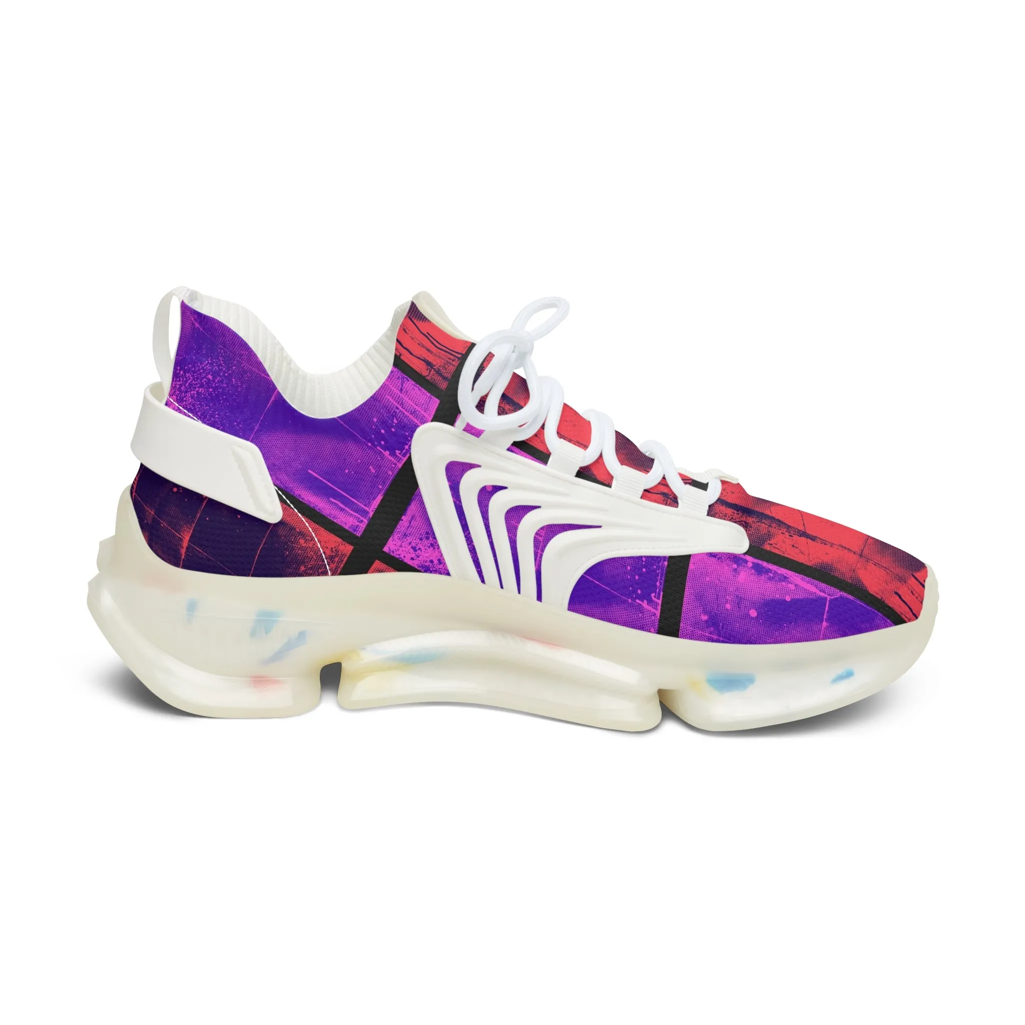 Urban Street Art Graphiti Women's Mesh Sneakers
