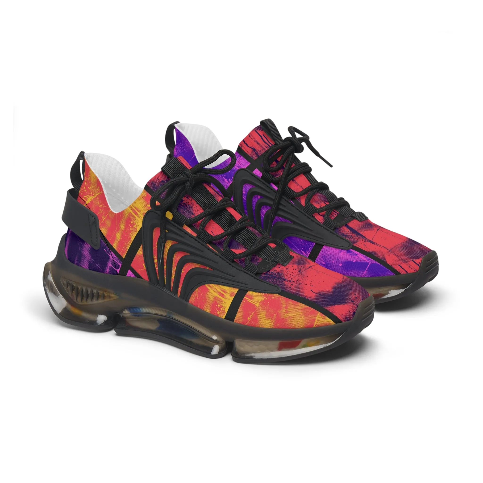 Urban Street Art Graphiti Women's Mesh Sneakers