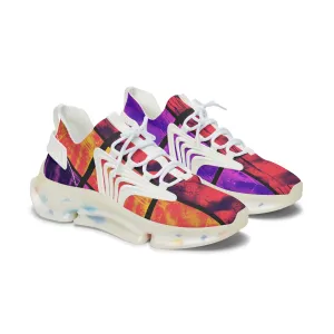 Urban Street Art Graphiti Women's Mesh Sneakers