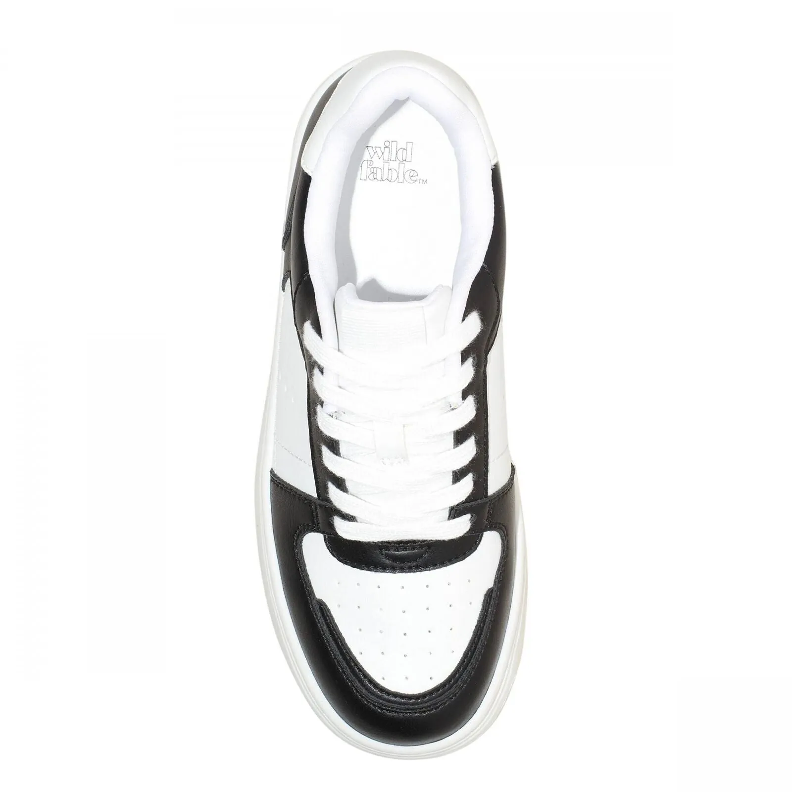 Wild Fable Womens Lola Lace-Up Sneakers with Memory Foam Insole Black 9.5M
