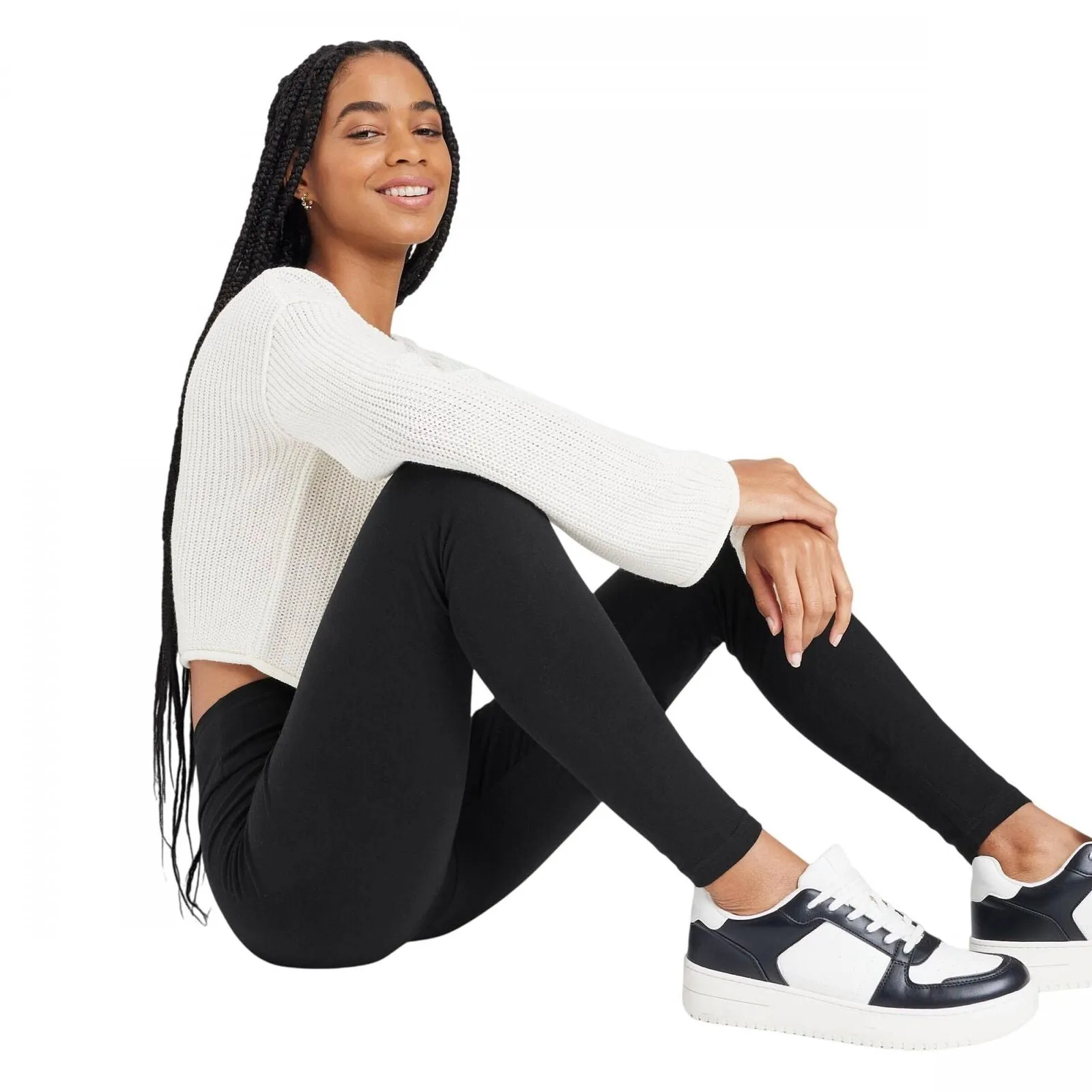 Wild Fable Womens Lola Lace-Up Sneakers with Memory Foam Insole Black 9.5M
