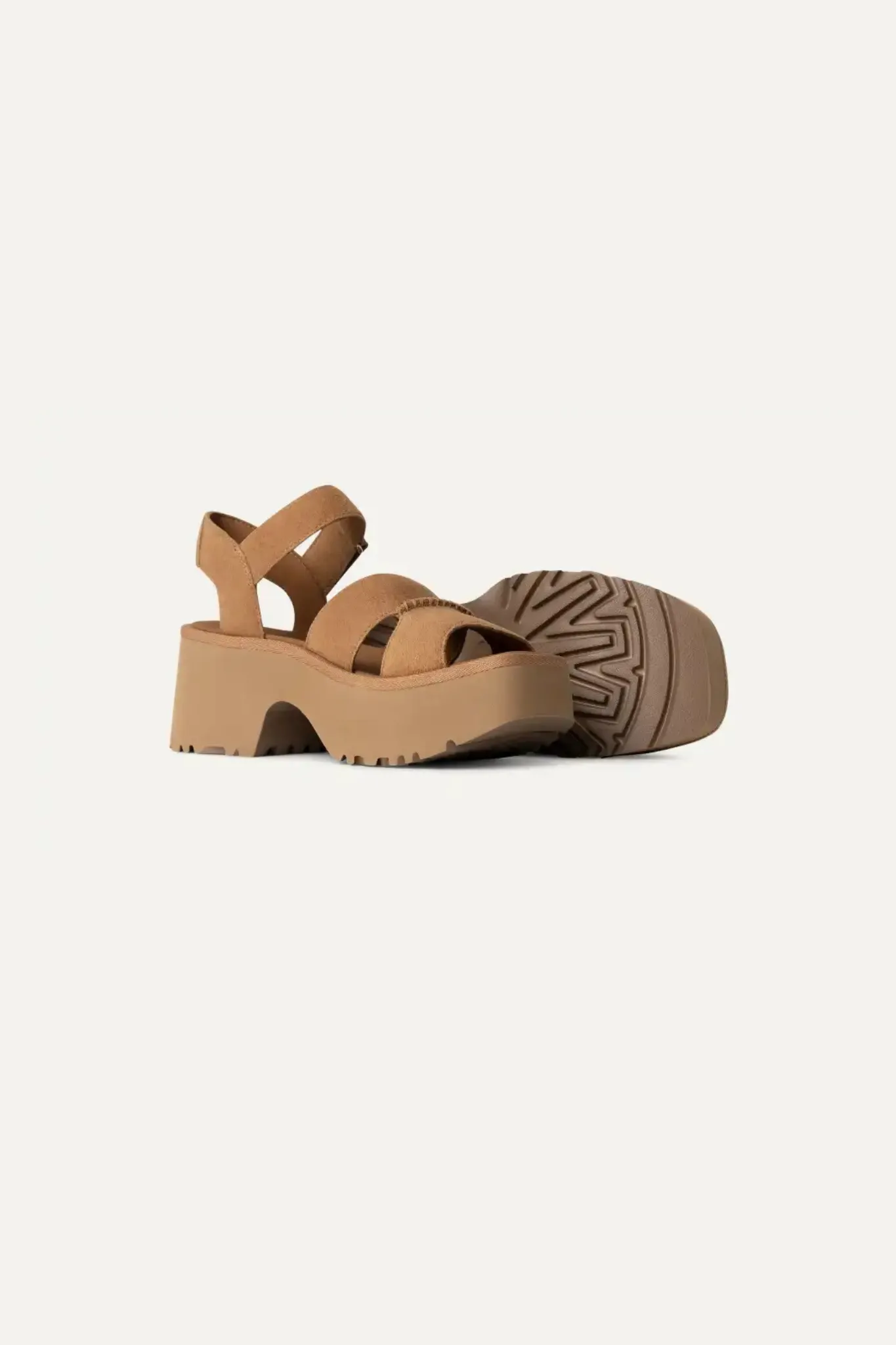 WOMEN NEW HEIGHTS ANKLE STRAP - CHESTNUT