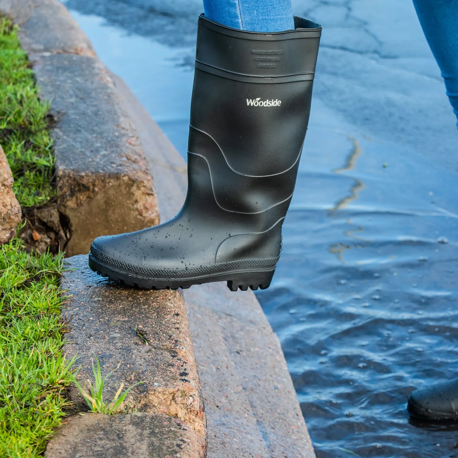 Woodside Waterproof Wellington Garden Muck Field Boots Mens & Ladies Wellies