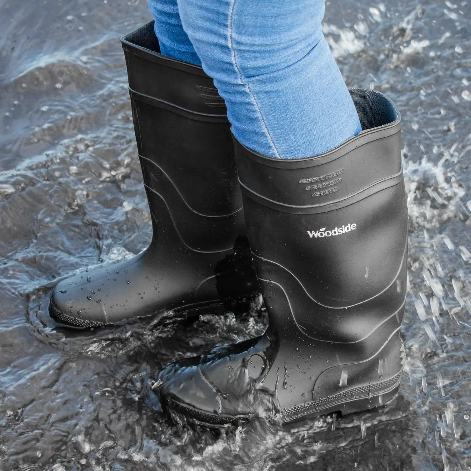 Woodside Waterproof Wellington Garden Muck Field Boots Mens & Ladies Wellies