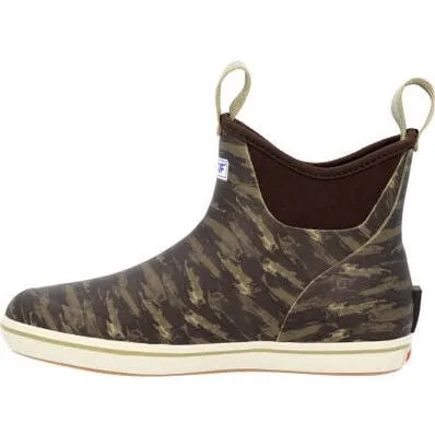 Xtratuf Men's Ankle 6" Waterproof Slip Resistant Deck Boot - Camo - XMAB9CH