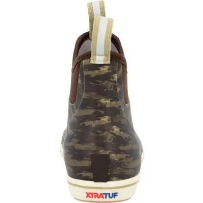 Xtratuf Men's Ankle 6" Waterproof Slip Resistant Deck Boot - Camo - XMAB9CH