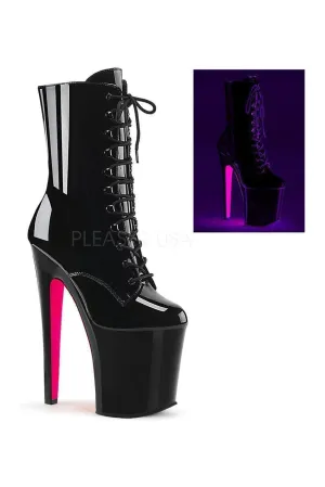 XTREME-1020TT Platform Ankle Boot | Black Patent