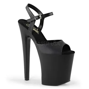 XTREME-809  Black Faux Leather/Black Matte