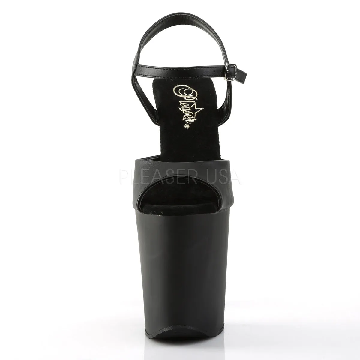 XTREME-809  Black Faux Leather/Black Matte