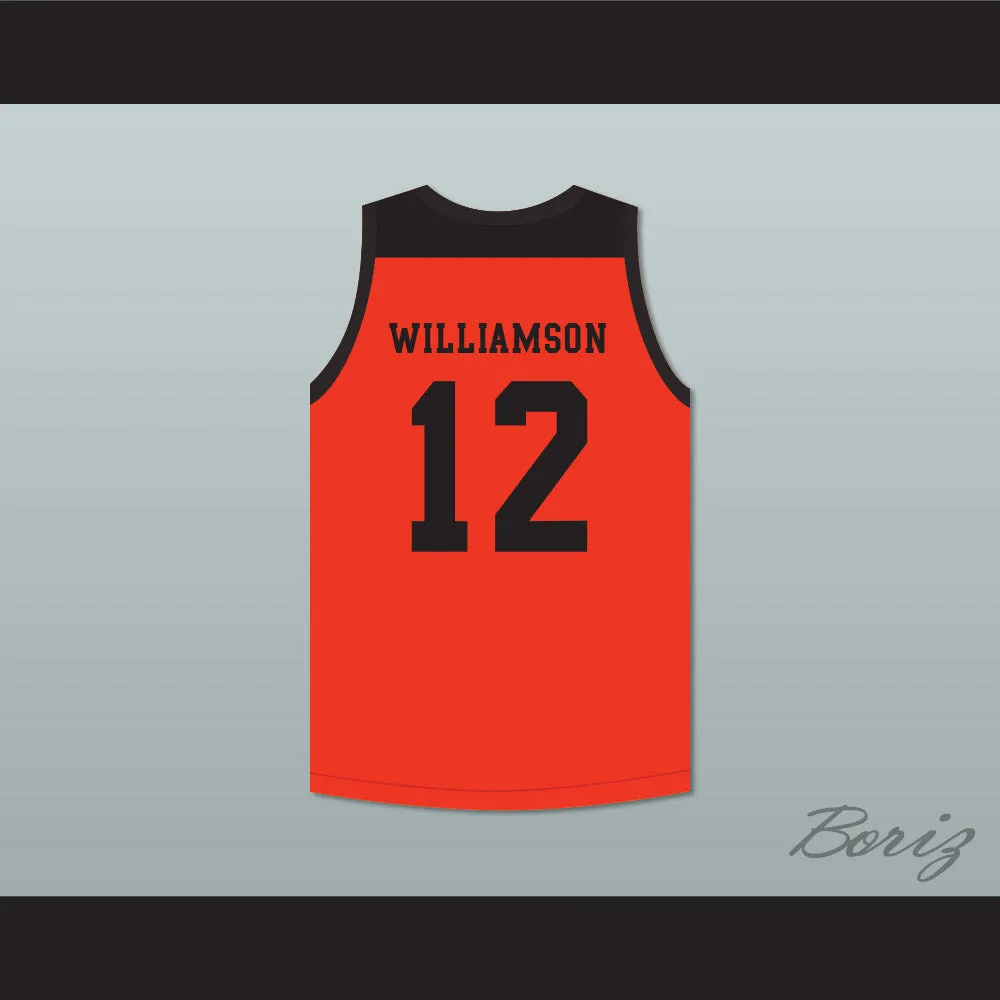 Zion Williamson 12 Game Elite Orange Basketball Jersey 2